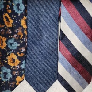 TALLIA Floral, Blue, and Striped Tie Collection